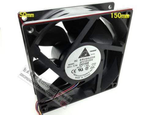 台达DETAL AFC1512DG 1550 15CM/厘米 12V 1.80A 大风服务器风扇