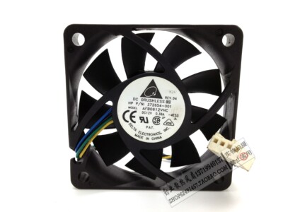 台达 6厘米 PWM温控 6015 CPU风扇12V 0.36A 双滚珠 AFB0612VHC