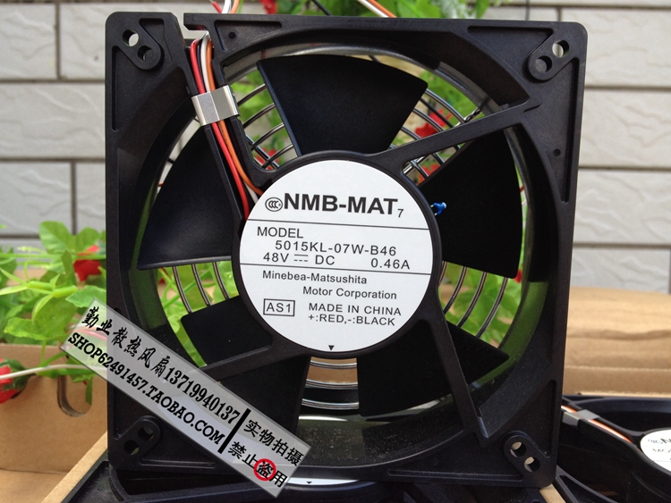 全新原装 NMB-MAT 5015KL-07W-B46 散热风扇 48V 0.46A 12738温控