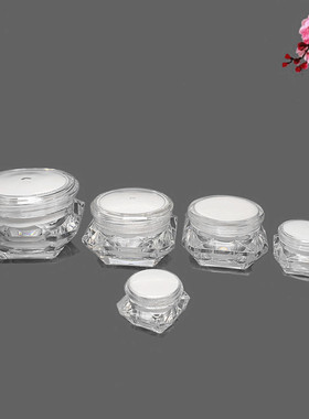 15230克钻石瓶膏霜膏体分装瓶面眼霜盒试用装小样瓶化妆品空瓶子