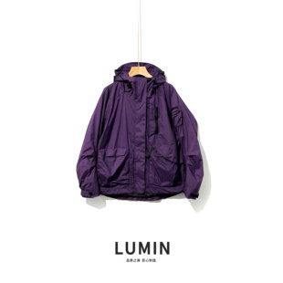 风连帽轻薄宽松保暖棉服外套女 LUMIN 户外工装 秋季 640 都市休闲