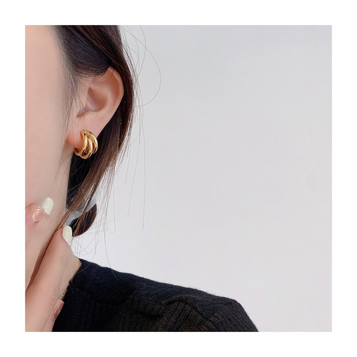 欧美风无耳洞耳夹无痛蚊香盘