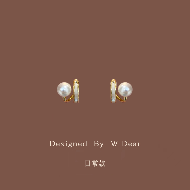 贝母珍珠耳圈蚊香盘耳夹