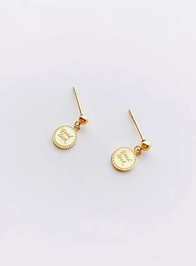 钛钢耳饰 mini小圆片耳钉女小众设计感养耳洞耳饰睡觉不用摘