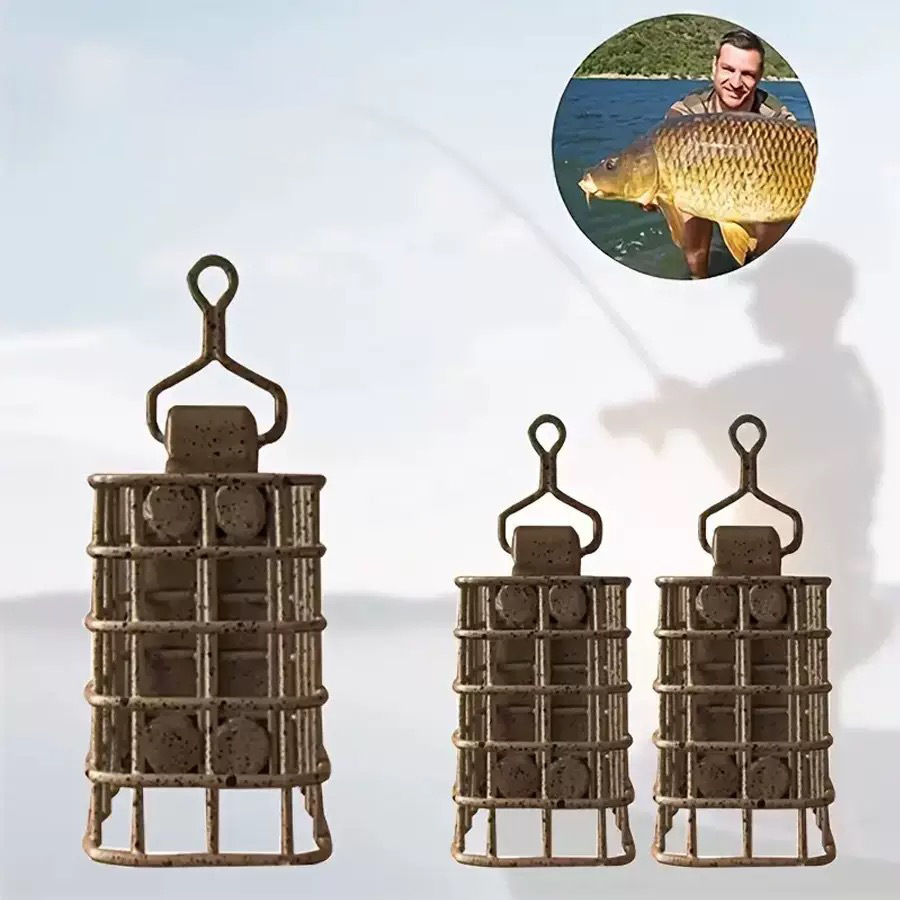 欧式库钓方形网格饵笼