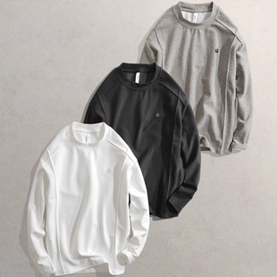 CG弹力加厚加薄绒T恤 T恤5399百搭休闲长袖 2025秋冬新男装 圆领长袖