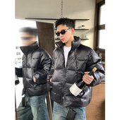 街头纯色立领棉服男女宽松加厚保暖冬季 PLTH 美式 面包服棉衣外套