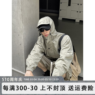 2023新品 PLTH 户外机能冲锋衣质克连帽运动休闲防风登山外套男女