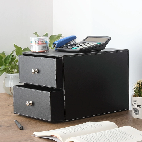 Кожаный настольный файл файловый шкаф для хранения данных Сортировка шкафа простой шкаф для хранения файлов офис настройка канцелярских товаров настройка