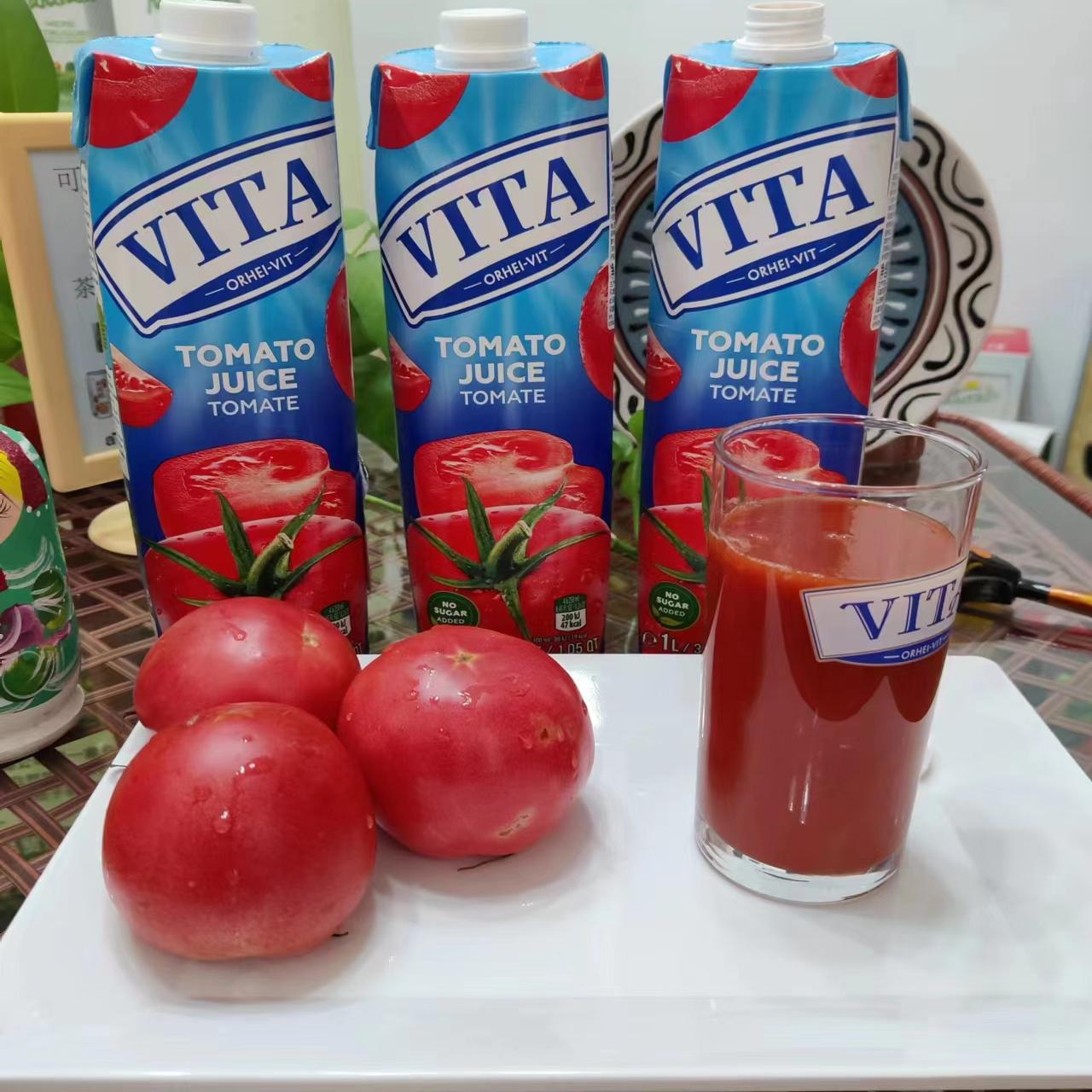 果子满分VITA欧洲进口100%NFC原榨番茄汁纯西红柿果蔬汁0脂0添加