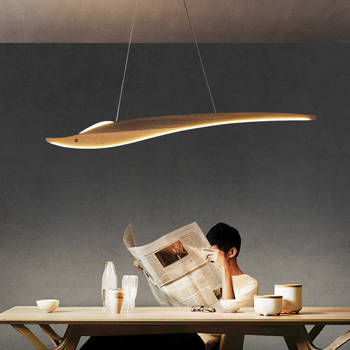 个性实木禅意办公室餐厅书房吊灯