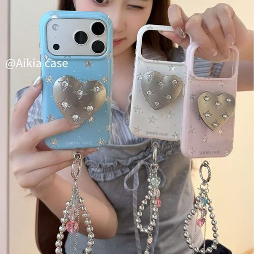 银星星链条支架iPhone手机壳