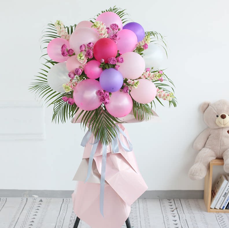 六盘水市钟山区六枝特区水城县盘县开业花篮同城鲜花速递同城花店