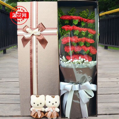 妇女节母亲节教师节康乃馨鲜花速递上海市青浦区松江区同城送上门