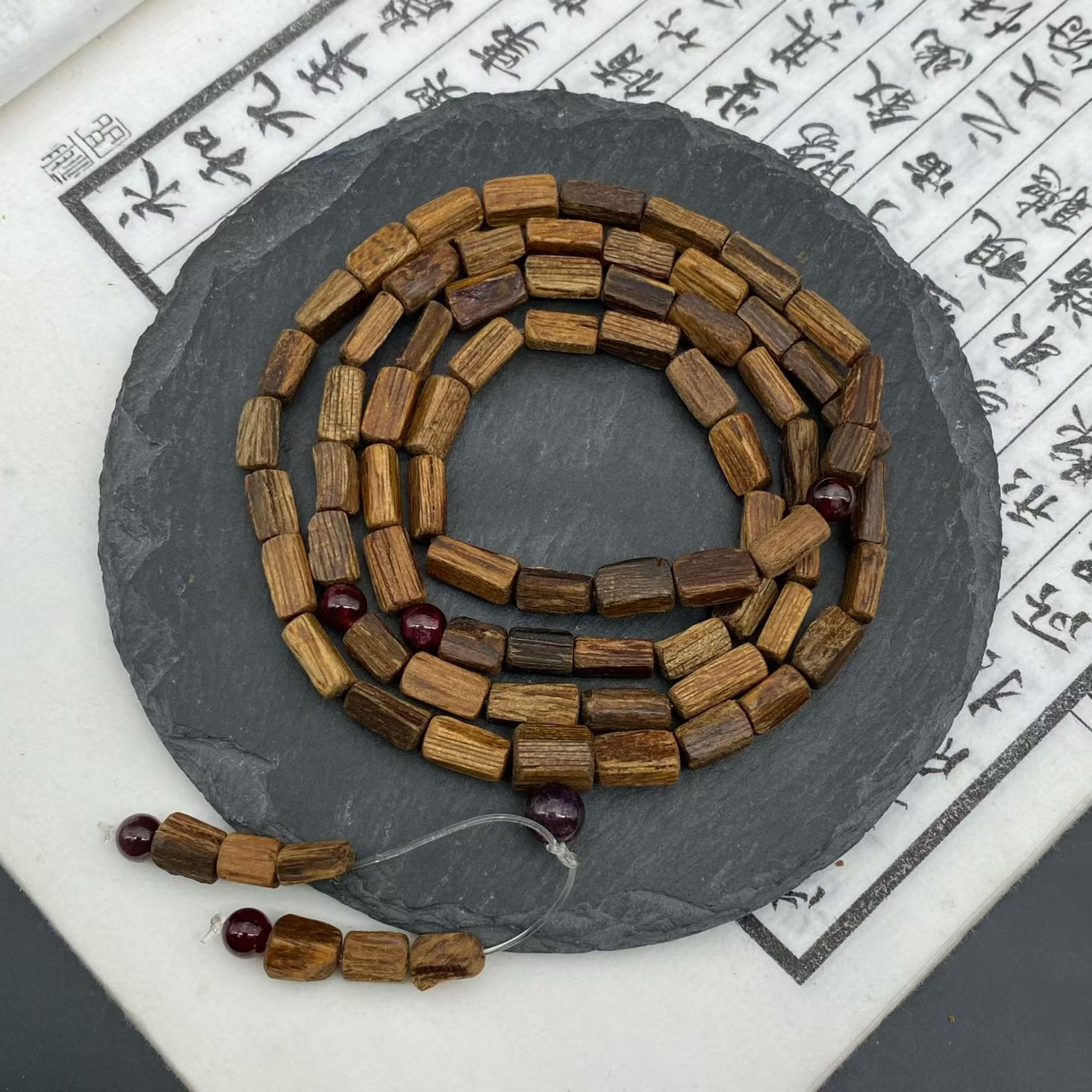 达拉干沉香随型手串手链木质男女款佛珠念珠饰品