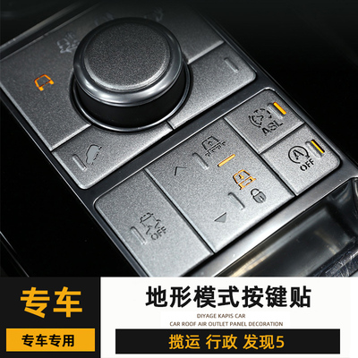 运动版行政发现排挡路况按键贴