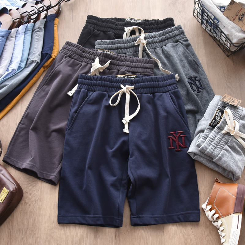 夏季棉毛圈日系百搭运动短裤