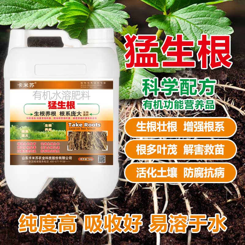 猛生根水溶肥根多多壮苗剂有机肥冲施肥果树移栽蔬菜植物扦插肥料