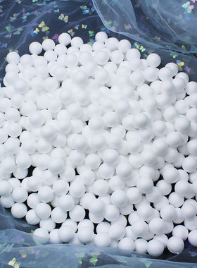 套400颗泡沫球， DIY 工艺品，由聚苯乙烯制成，非常适合用于艺术