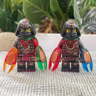 第19季2025能量帝国幻影忍者积木人仔透明武器时空双子拼装玩具