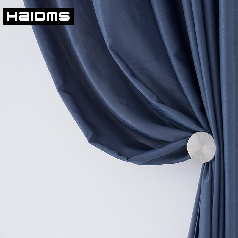 haidms定制飘逸加厚纱帘丝滑透光不透人白纱百搭卧室客厅窗纱