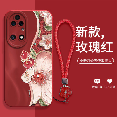 油画简约液态防摔手机壳