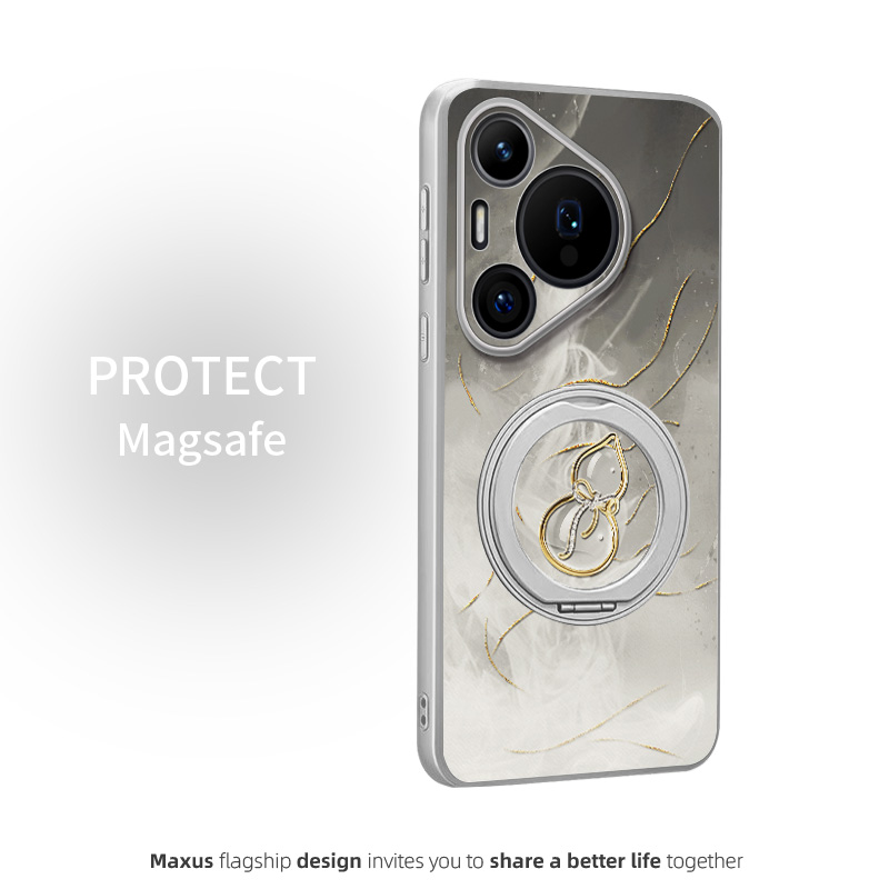 仙气宝葫芦适用华为pura70手机壳pura70pro新款p60新中式p60pro高级p50女款p50pro磁吸支架p40pro皮纹全包壳