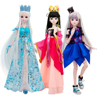 叶罗丽娃娃玩具时间冰灵公主夜萝莉仙子儿童女孩玩具60厘米 正版