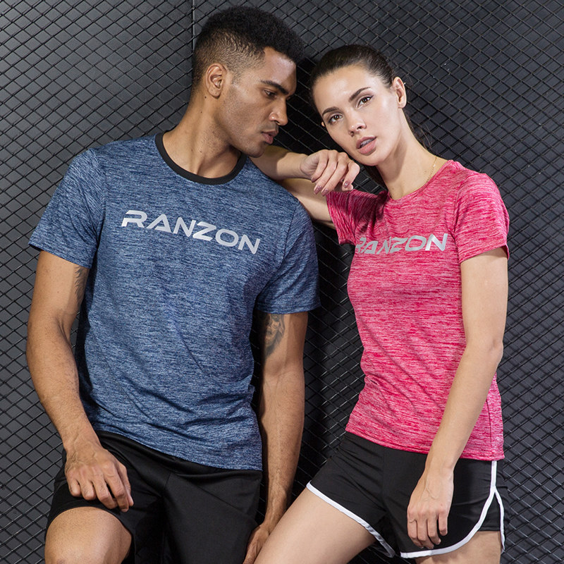 运动短袖情侣装速干t恤男健身服上衣高弹晨跑女宽松休闲锻炼跑步在类目 运动服/休闲服装, 运动T恤中 - 来自Buy2taobao.com提供专业的淘宝代购服务