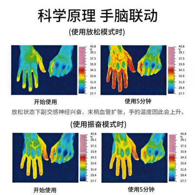 睡眠仪跨境失眠助眠仪森压抑安神睡不着手握充电卡乐智能焦虑深度