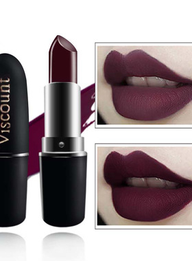 正品公爵丝绒雾面哑光口红牛血红姨妈色持久不沾杯学生平价显白女