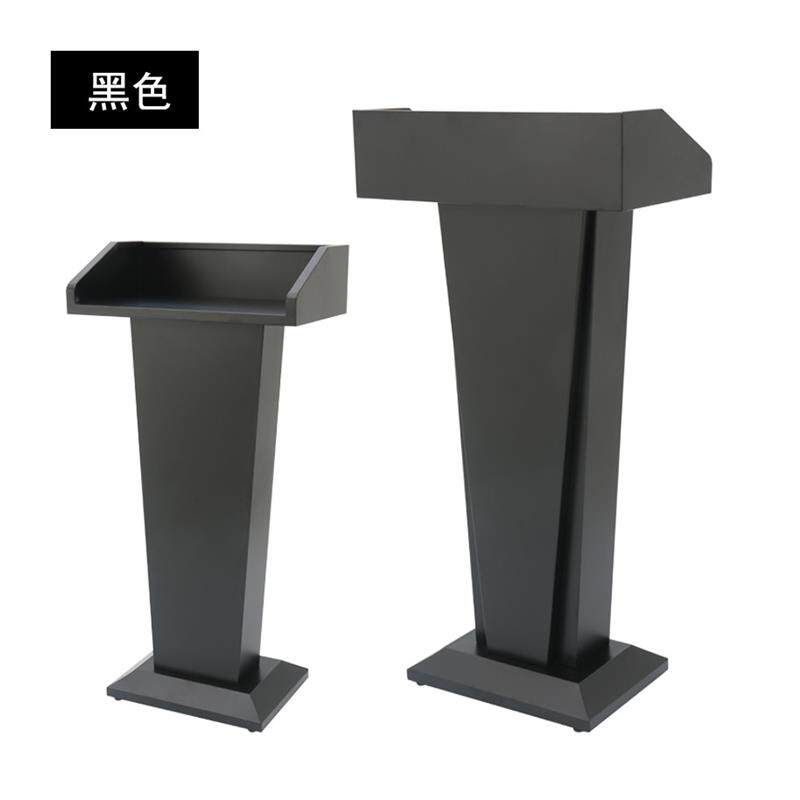 白色台不锈钢发言演讲台酒店登记泊车接待台售楼迎宾台咨客司仪台