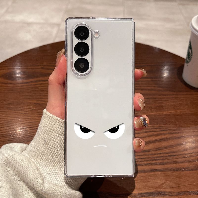 适用三星zfold6手机壳zfold5新款zfold4折叠屏zfold3翻盖2超薄透