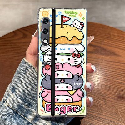 适用荣耀VPurse手机壳magicVs汉堡小新折叠屏硬壳V2至臻透明保护套