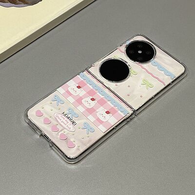 蝴蝶结西高地适用华为PuraX折叠屏手机壳华为Pocket2小米MIXFlip