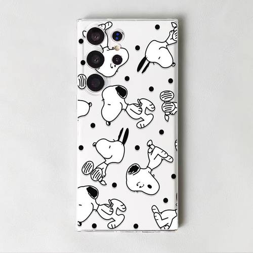 史努比三星S24ultra手机壳S23ultra男S21女S22plus防摔note20