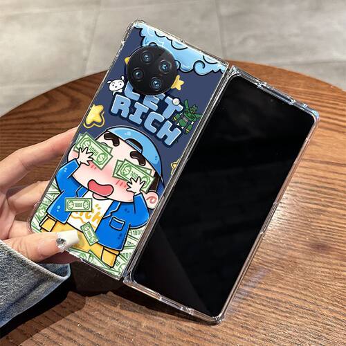 适用vivoXFold2手机壳Fold+新款小新妮妮xFold透明折叠屏硬壳保护套