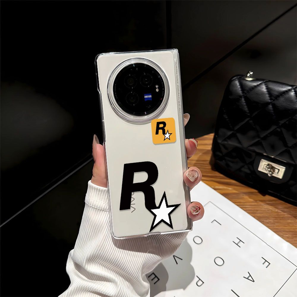 图标潮流折叠手机适用于Vivo X Fold/X Fold+卡通硬壳Fold3 Pro新