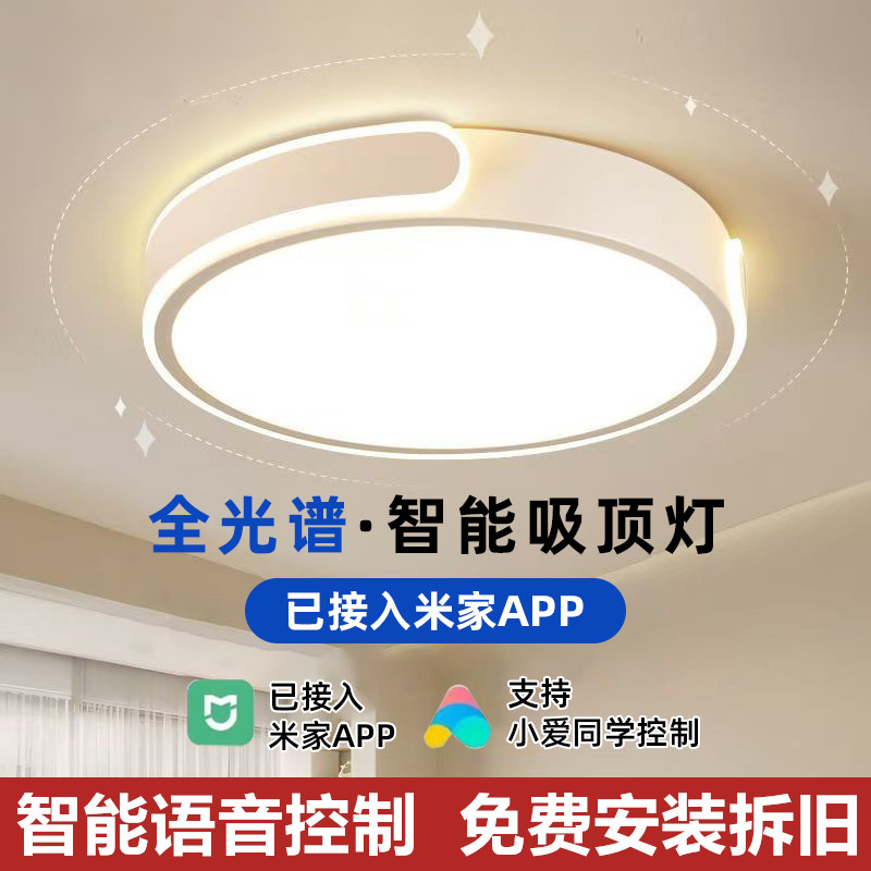 包安装拆旧智能客厅卧室吸顶灯图片