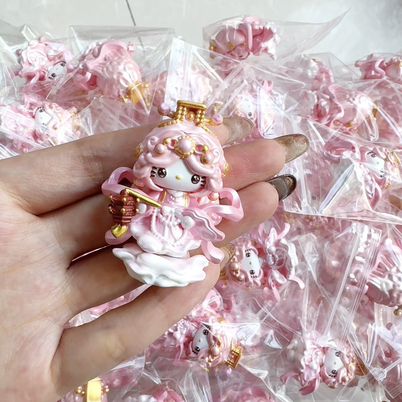 thumbnail for [Iron pillar's DIY shop] Exclusive design Mazu Kitty pu doll accessories decoration materials