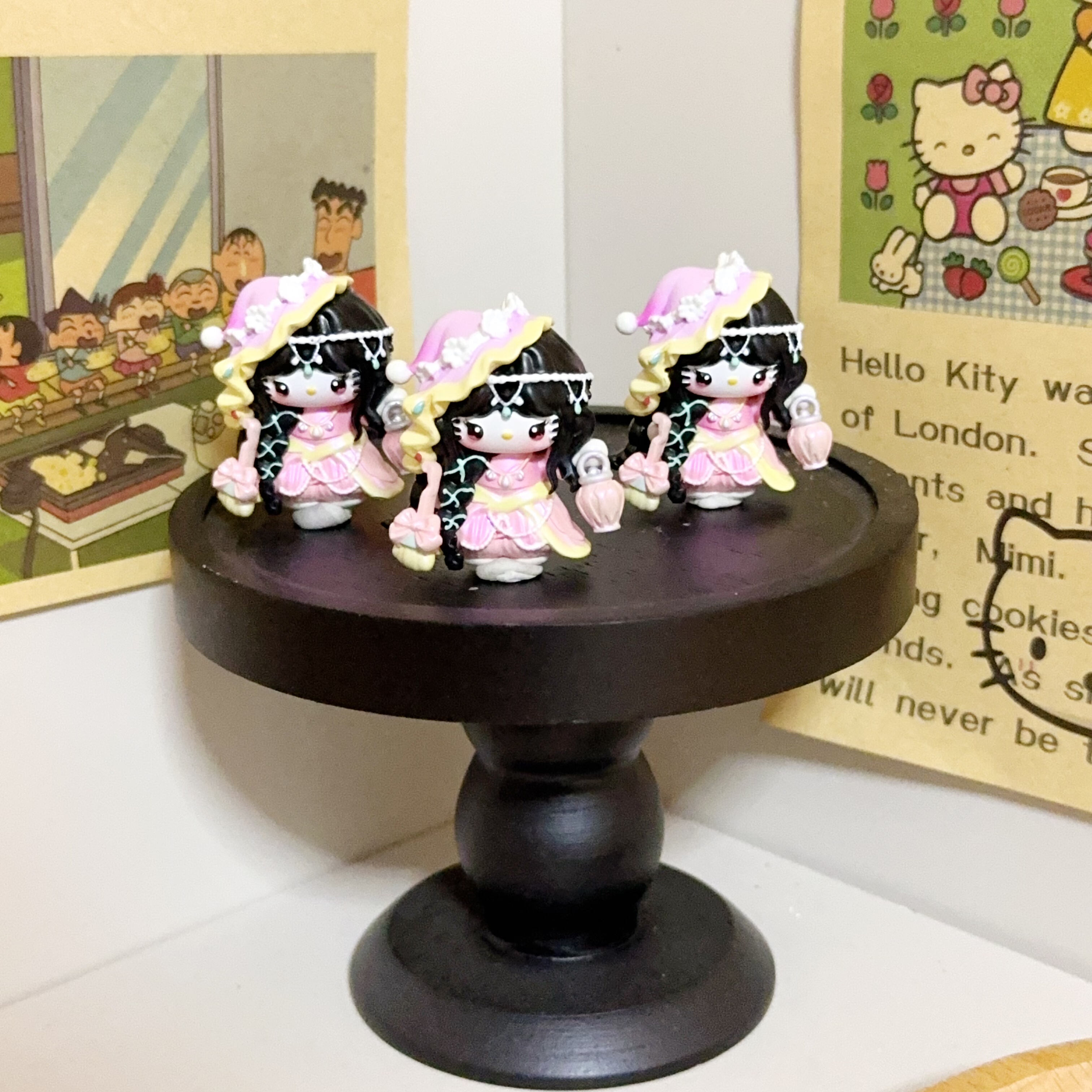 thumbnail for [Iron pillar's DIY shop] Exquisite and cute exotic girl-witch Kitty pu doll accessories decoration materials