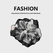 大肠发圈女2026新款 高级感巨好看网纱波点优雅韩系扎头发发饰头绳