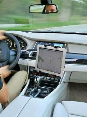 车载CD口导航座平板手机支架适用于华为苹果ipad2345 Air2 mini