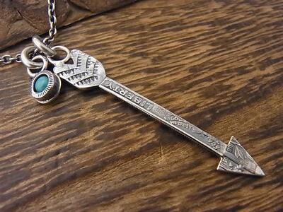 日本NORTHWORKS日本手工制作银箭头弓箭吊坠项链男