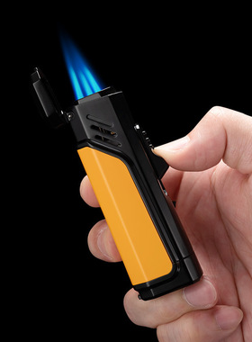 雪茄防风直冲旅行便携式雪茄钻多功能二合一CLB-24B3打火机直销