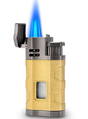 雪茄直冲三火雪茄专用火机可视窗口雪茄托CLB-23IO打火机直销