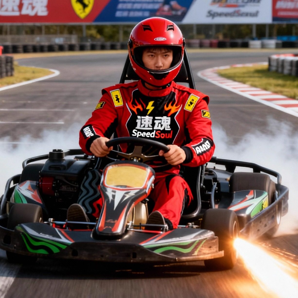 F1 成人儿童定制赛车服 精准尺码透气连体 沙滩越野卡丁车专用服