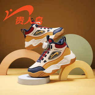 贵人鸟童鞋旗舰店男童运动鞋加绒保暖冬季新款防滑耐磨儿童二棉鞋