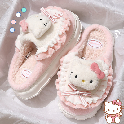 HelloKitty棉拖鞋女ip联名秋冬季
