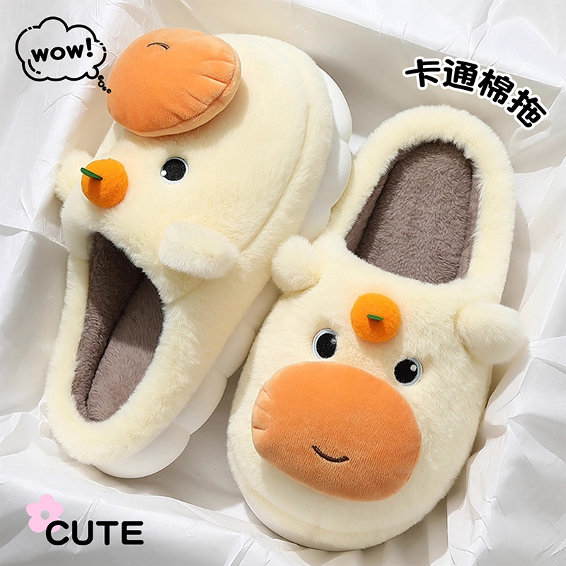 可爱棉拖鞋女款冬季女25新款保暖